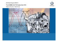 VW - SSP 820173 The EA888 2.0L TSI Engine Gen III B 